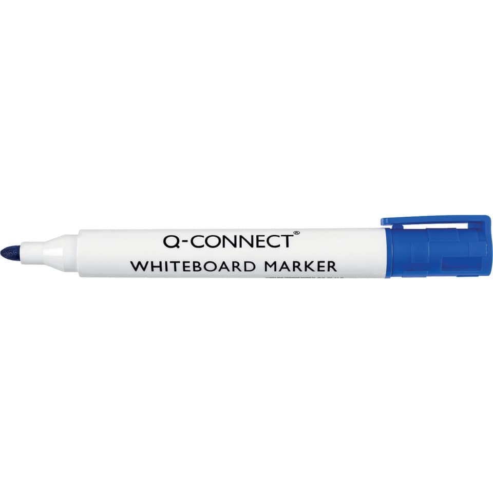 Whiteboardmarker, 1,5-3mm, Rundspitze, blau Q-CONNECT KF26036 Q-CONNECT KF26036 Rundspitze