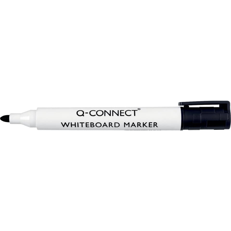 Whiteboardmarker, 2-3mm, Rundspitze, schwarz Q-CONNECT KF26035 CONNECT KF26035 Rundspitze