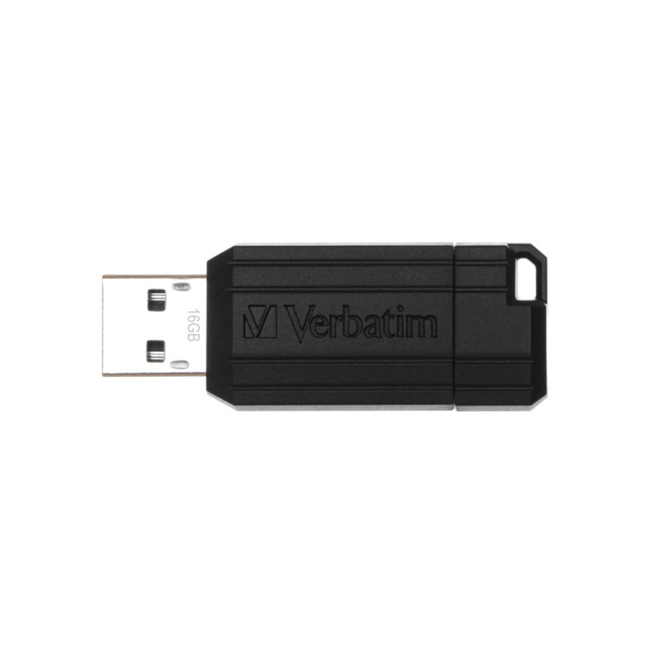 USB Stick 2.0, 16 GB, schwarz VERBATIM VER49063