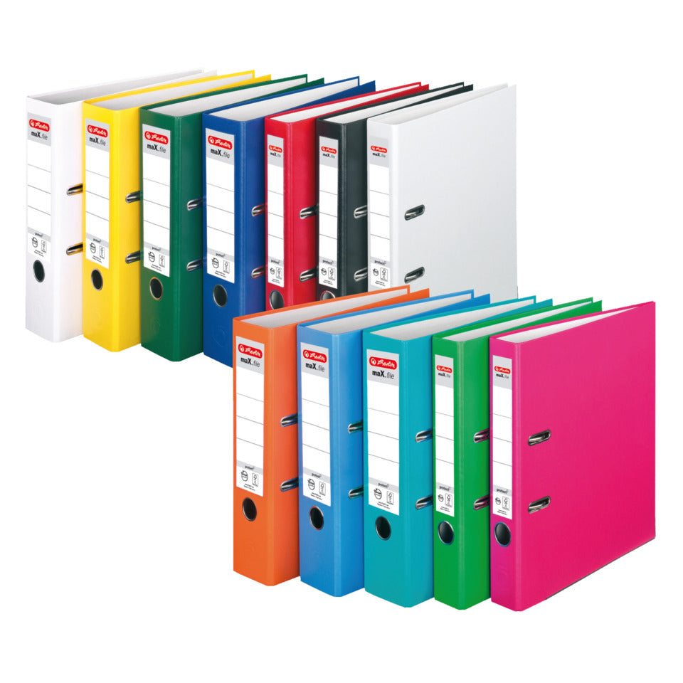 Ordner maX.file protect, A4, 80mm, weiß HERLITZ 300007143 HERLITZ 300007143 5480710 PP Color