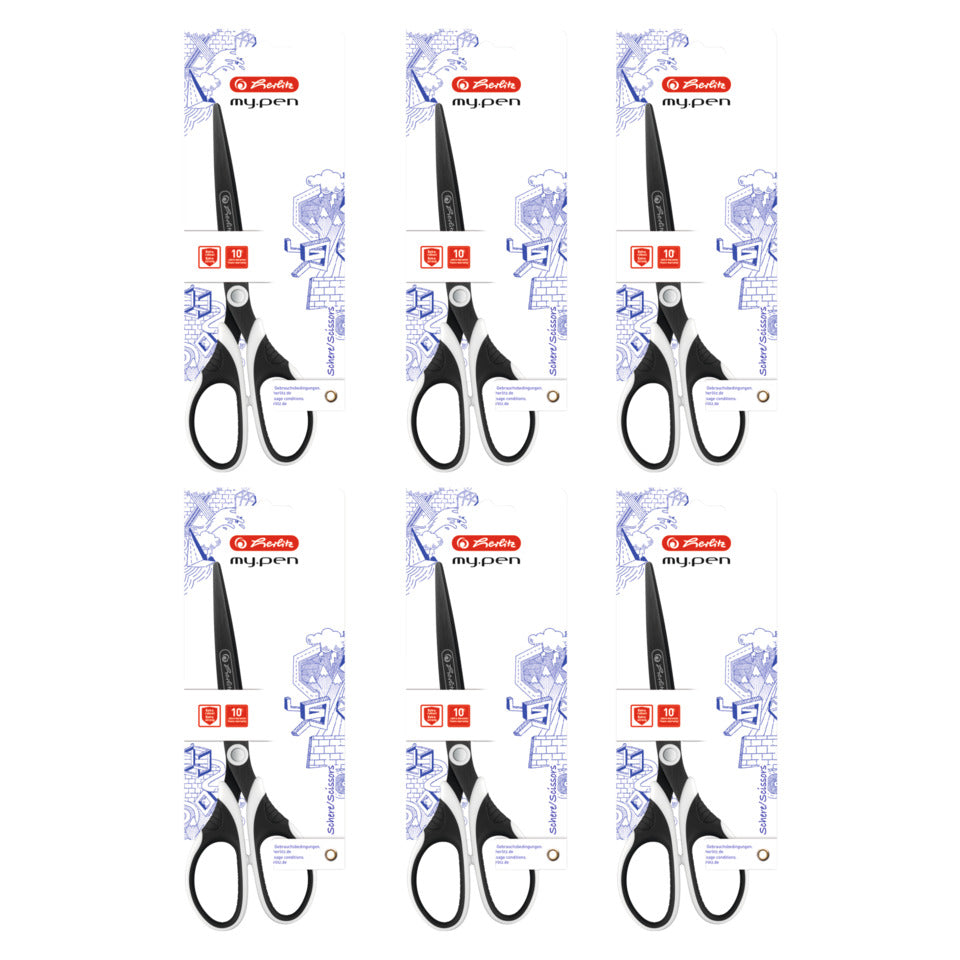 Universalschere my.pen schwarz/weiß   220mm HERLITZ 300005626 HERLITZ 300005626 50027224 220mm