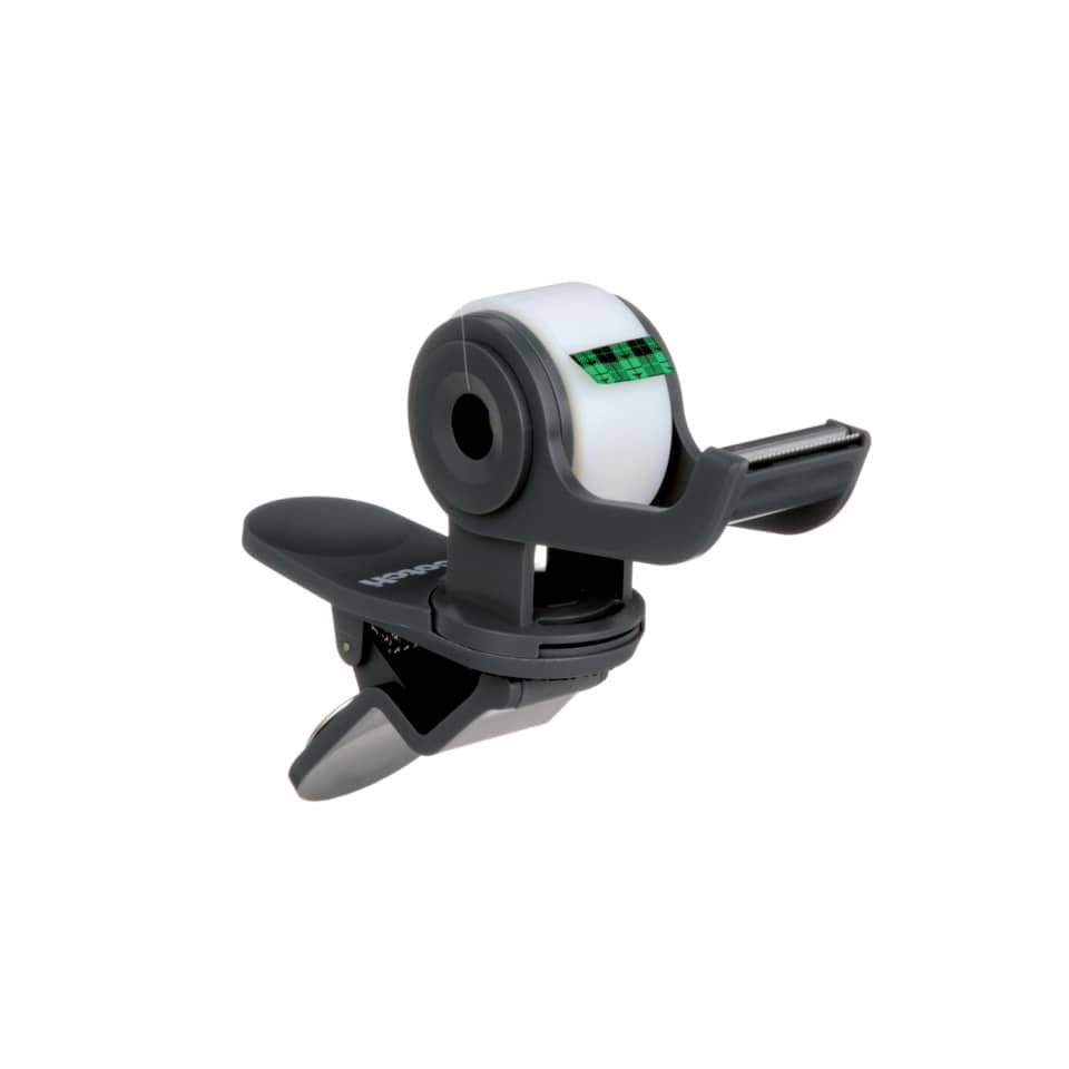 Tischabroller Clip & Twist Abroller, türkis, inkl. 1 Rolle Klebeband 19 mm x 8,89 m SCOTCH C19-CLIP-TL SCOTCH C19-CLIP-TL 19mm x8,89m