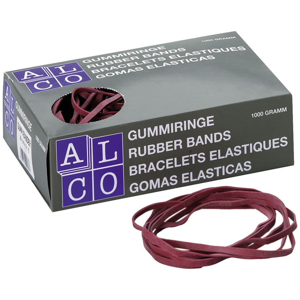 Gummiband, 4 x 130 mm, 1kg, rot ALCO 760
