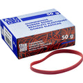 Gummibänder Rondella, 100x5 mm / Ø 65 mm, rot, 50 g LÄUFER 51045