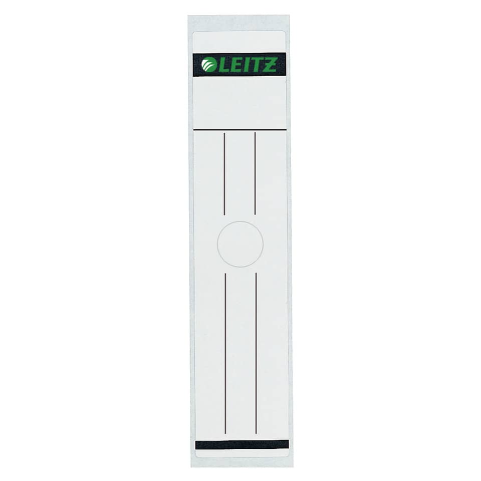 Hängeordner-Rückenschild selbstklebend, 61 x 297 mm, breit/lang, 10 Stück, grau LEITZ 6093-00-85 LEITZ 6093 85 SK f.Hängeordner