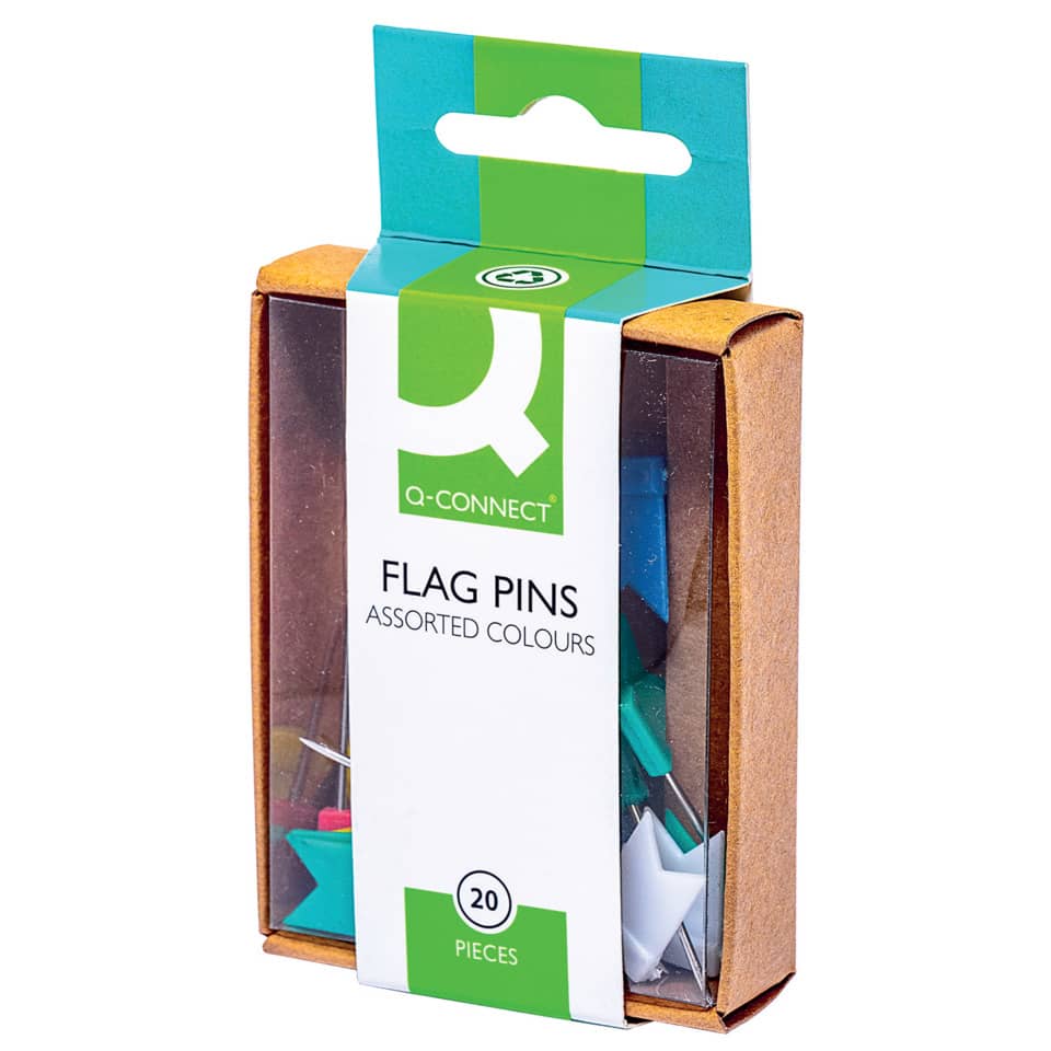 Markierfahne, 18x10x23mm, bunt Q-CONNECT KF02039 Q-CONNECT KF02039 Plastik