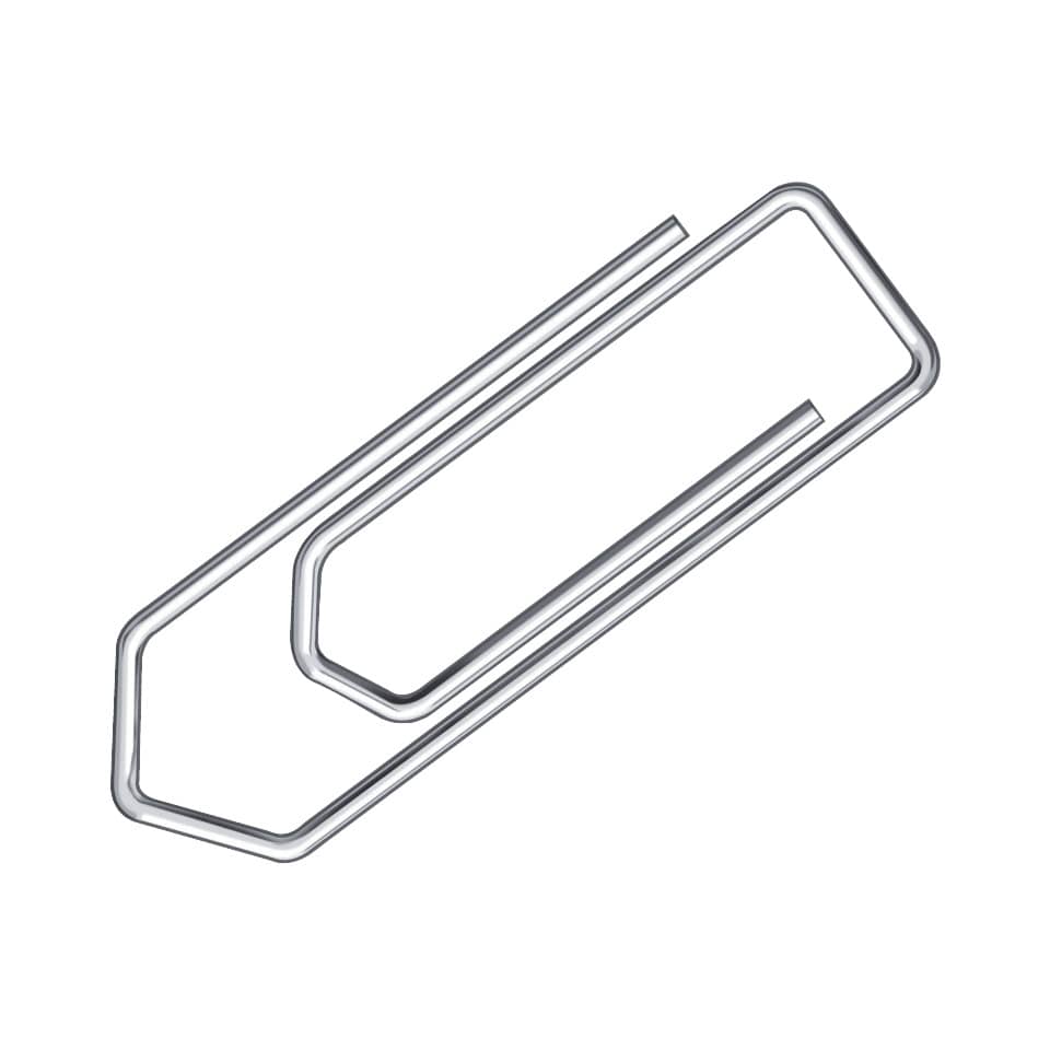 Büroklammer, 32mm, 100 Stück, verzinkt Q-CONNECT KF01312 Q-CONNECT KF01312 verz. spitz