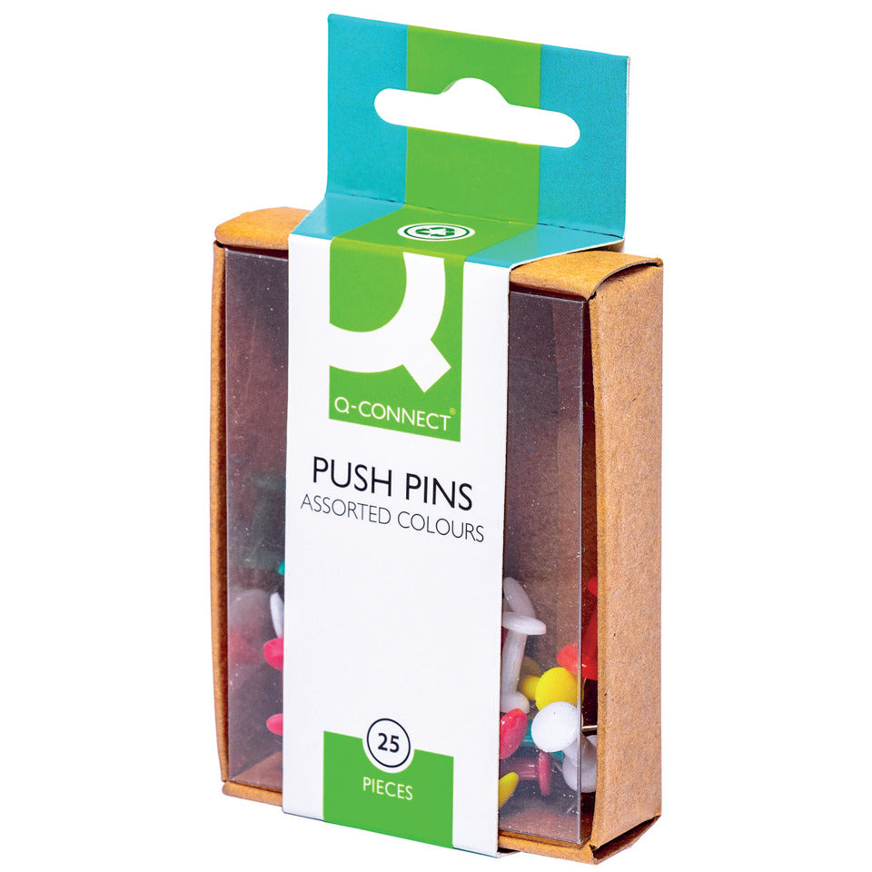 Pinnwandnadeln, 25 Stück, sortiert Q-CONNECT KF02029 Q-CONNECT KF02029 DS25St