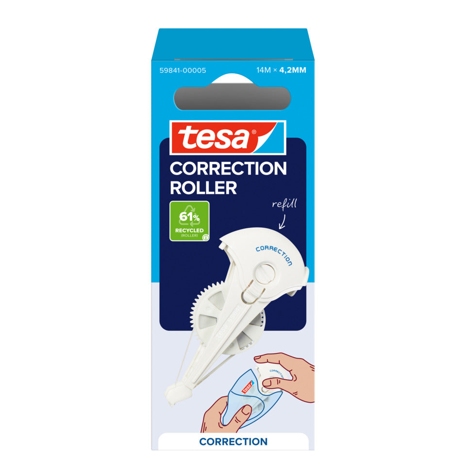 Korrekturroller ecoLogo® Nachfüllkassette, 4,2mmx14m TESA 59841-00005-05 TESA 59841-00005-05   4,2 mm