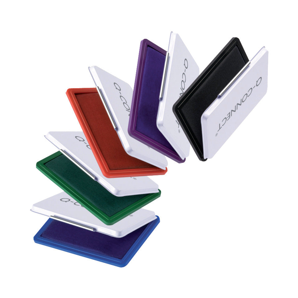 Stempelkissen Gr. 2, 7x11cm, schwarz Q-CONNECT KF25211 Q-CONNECT KF25211 7x11cm