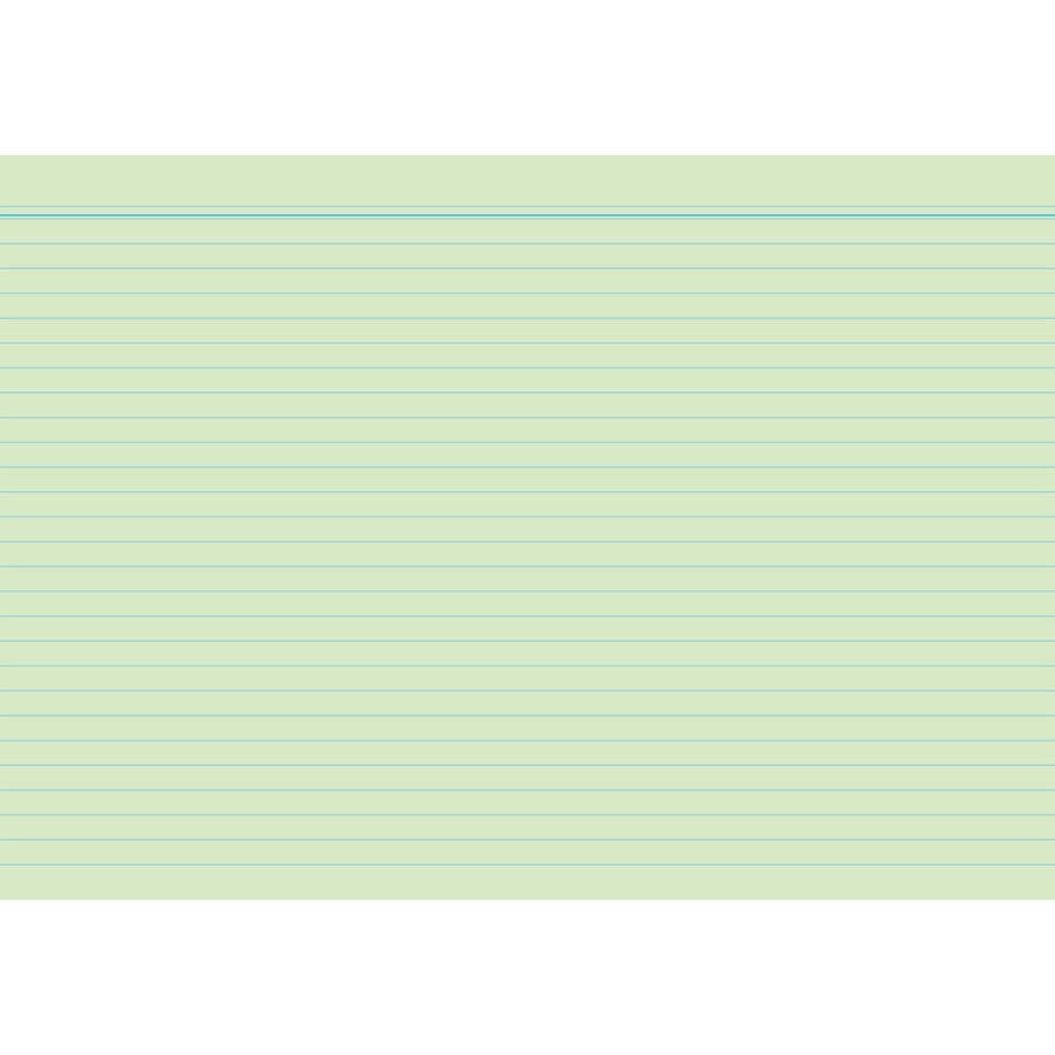 Karteikarte, A7, 170g/m², liniert, 100 Stück, grün RNK 115075 RNK 115075 liniert