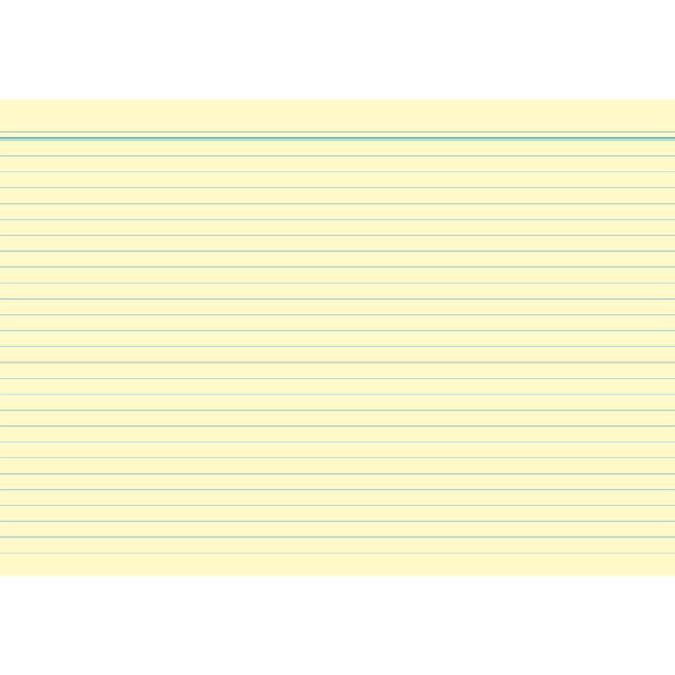Karteikarte, A7, 170g/m², liniert, 100 Stück, gelb RNK 115071 RNK 115071 liniert