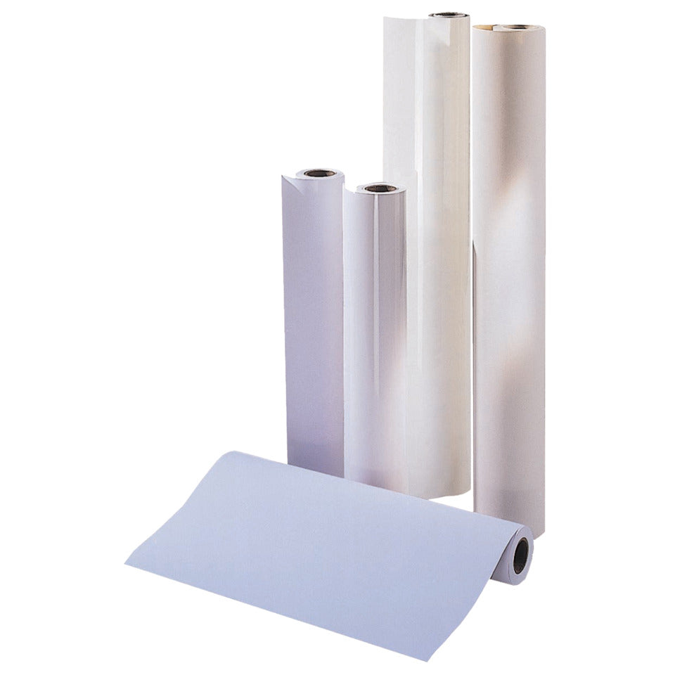 Plotterpapier colorPaper satin, 610 mm x 50 m, 90g/m², weiß Q-CONNECT KF19121 Q-CONNECT KF19121 SP-IW90g 610mm50m2