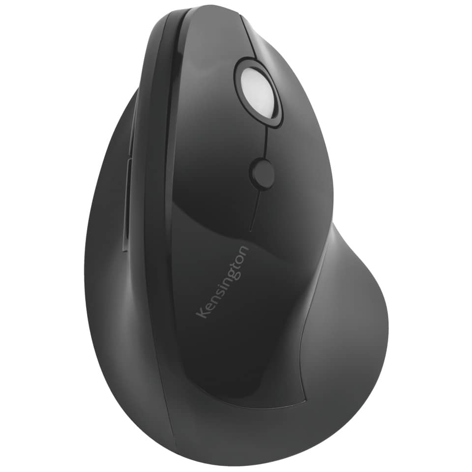 Maus Pro Fit Ergo - Rechtshänder, 5 Tasten, 1600dpi, kabellos, schwarz KENSINGTON K75501EU KENSINGTON K75501EU Pro Fit Ergo