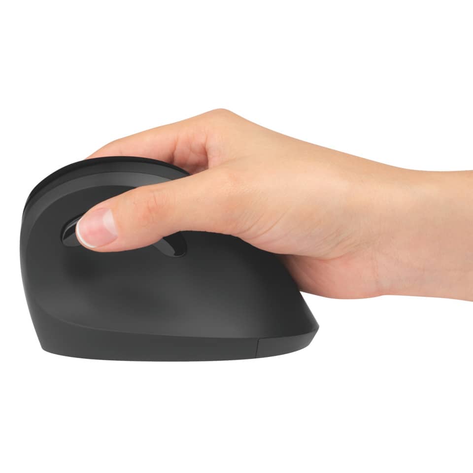 Maus Pro Fit Ergo - Rechtshänder, 5 Tasten, 1600dpi, kabellos, schwarz KENSINGTON K75501EU KENSINGTON K75501EU Pro Fit Ergo