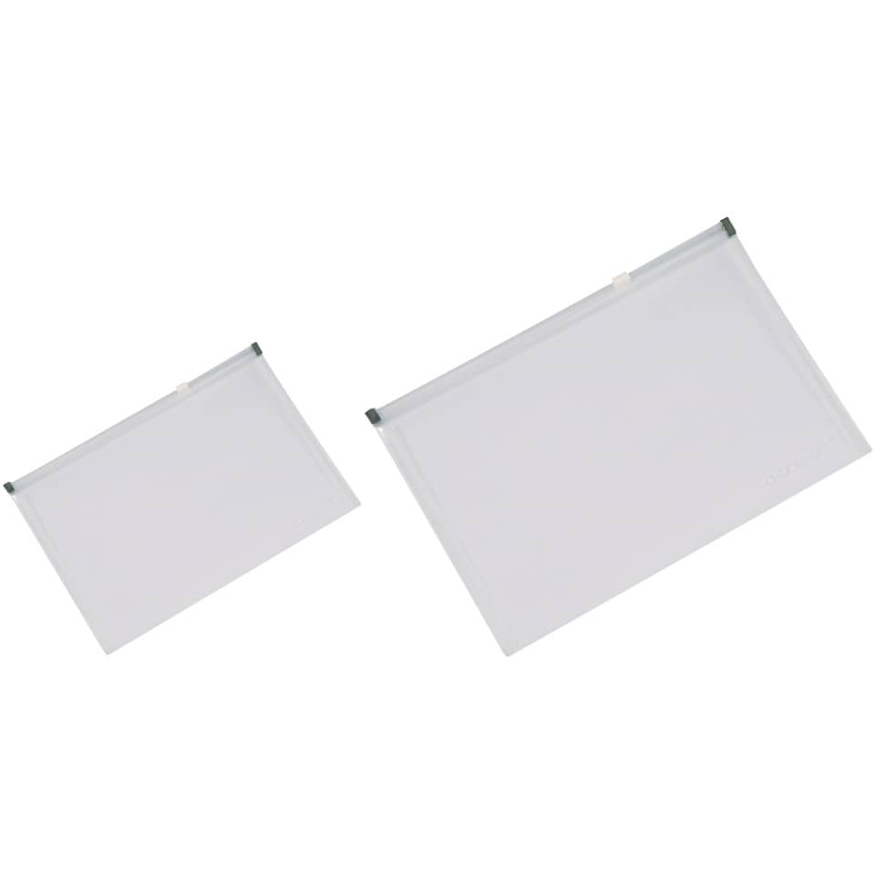 Reißverschlusstasche, A5, transparent Q-CONNECT KF03672 Q-CONNECT KF03672 für A5
