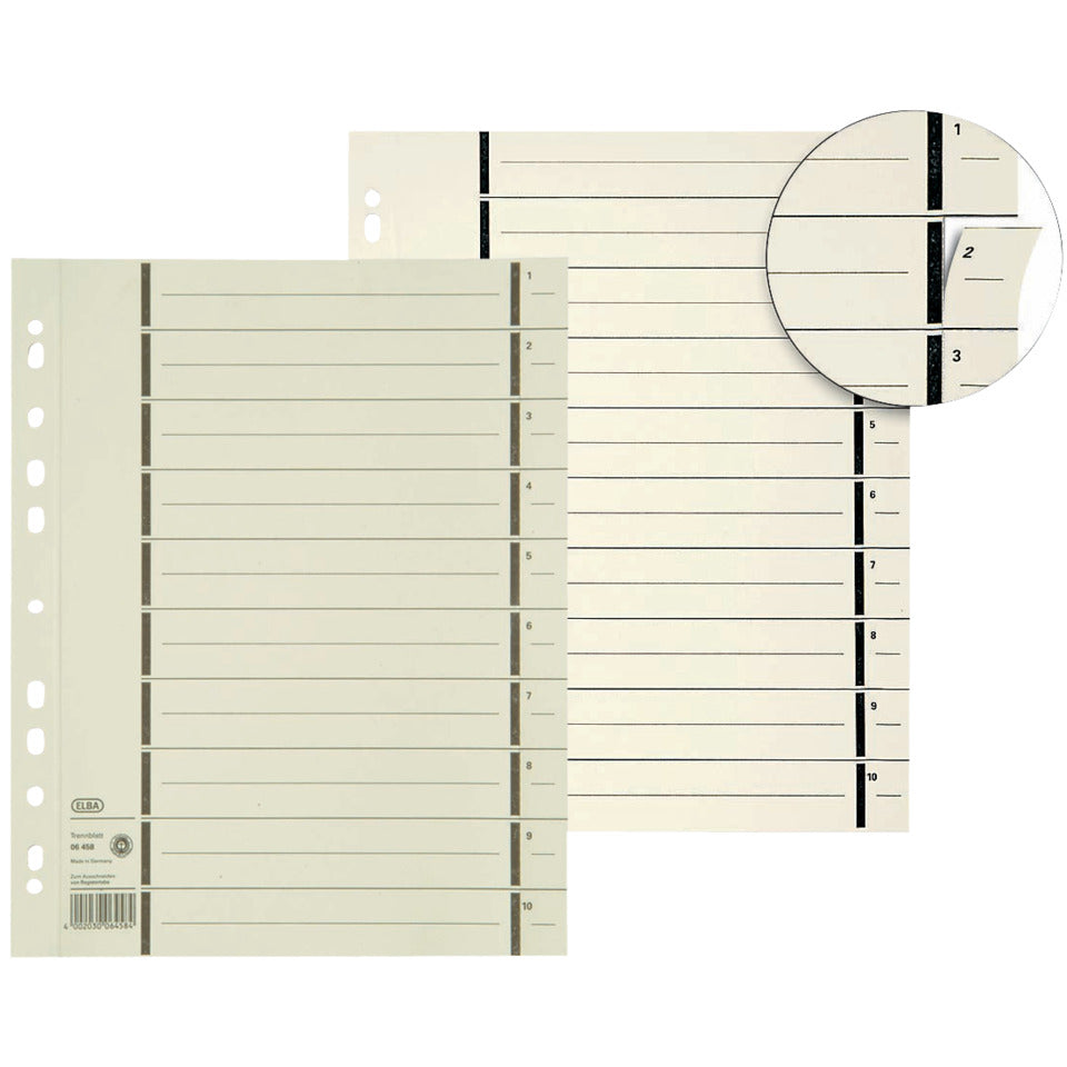 Trennblatt A4 chamois   100 Stück ELBA 400004672 ELBA 400004672 100ST