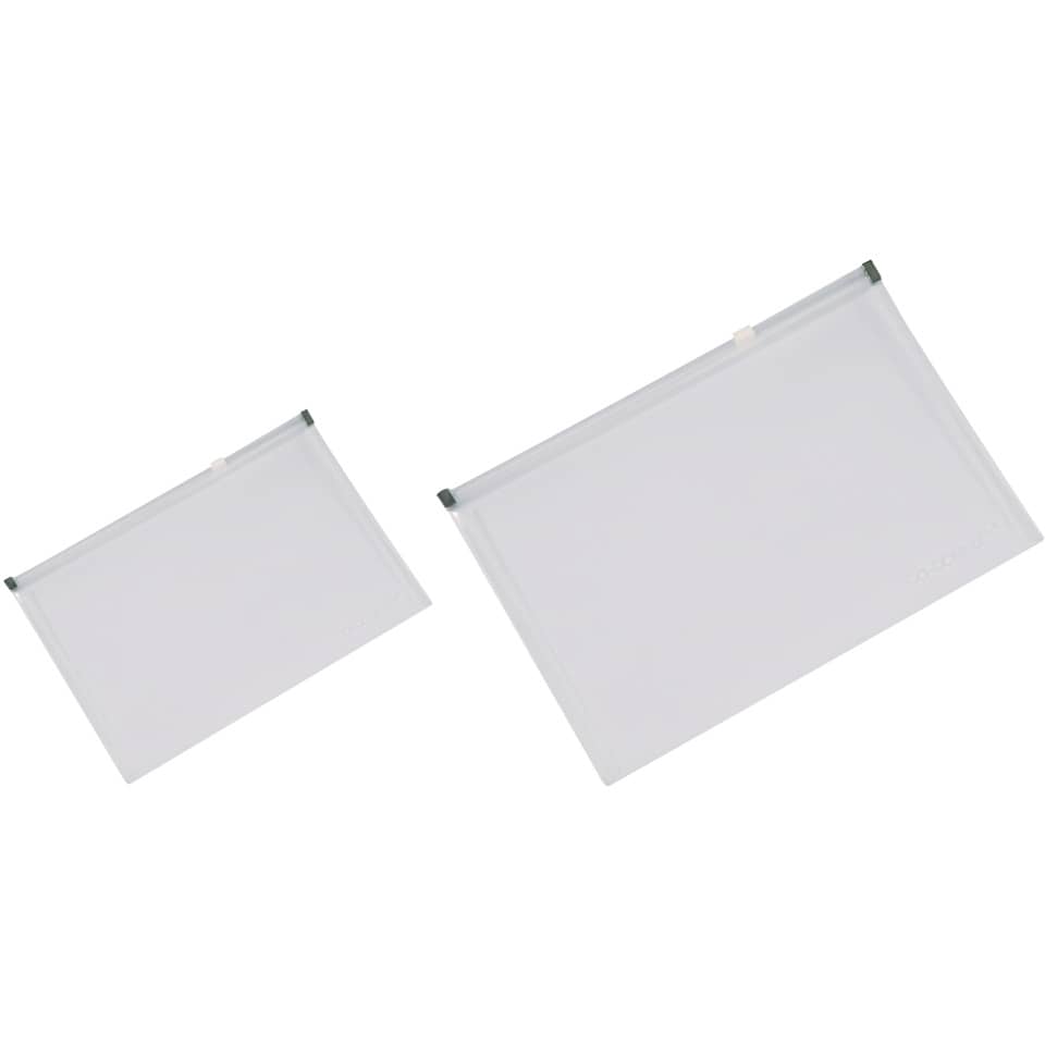 Reißverschlusstasche, A4, transparent Q-CONNECT KF03668 Q-CONNECT KF03668 für A4