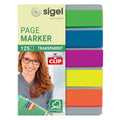 Haftmarker-Film Mini mit Clip, 52x82mm, 125 Blatt SIGEL HN610 SIGEL HN610 mit Clip