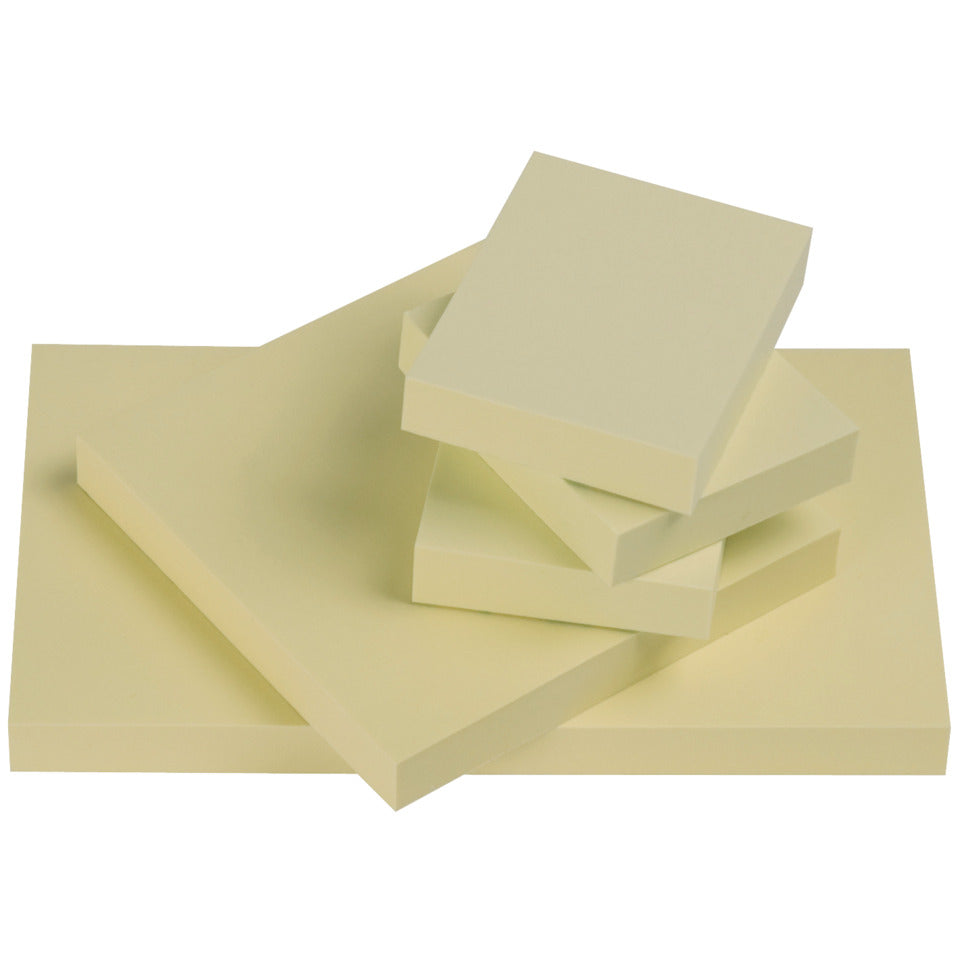 Haftnotizblock Quick Notes, 100 Blatt, 1 Stück, 76x51mm, gelb Q-CONNECT KF10501 Q-CONNECT KF10501 100BL