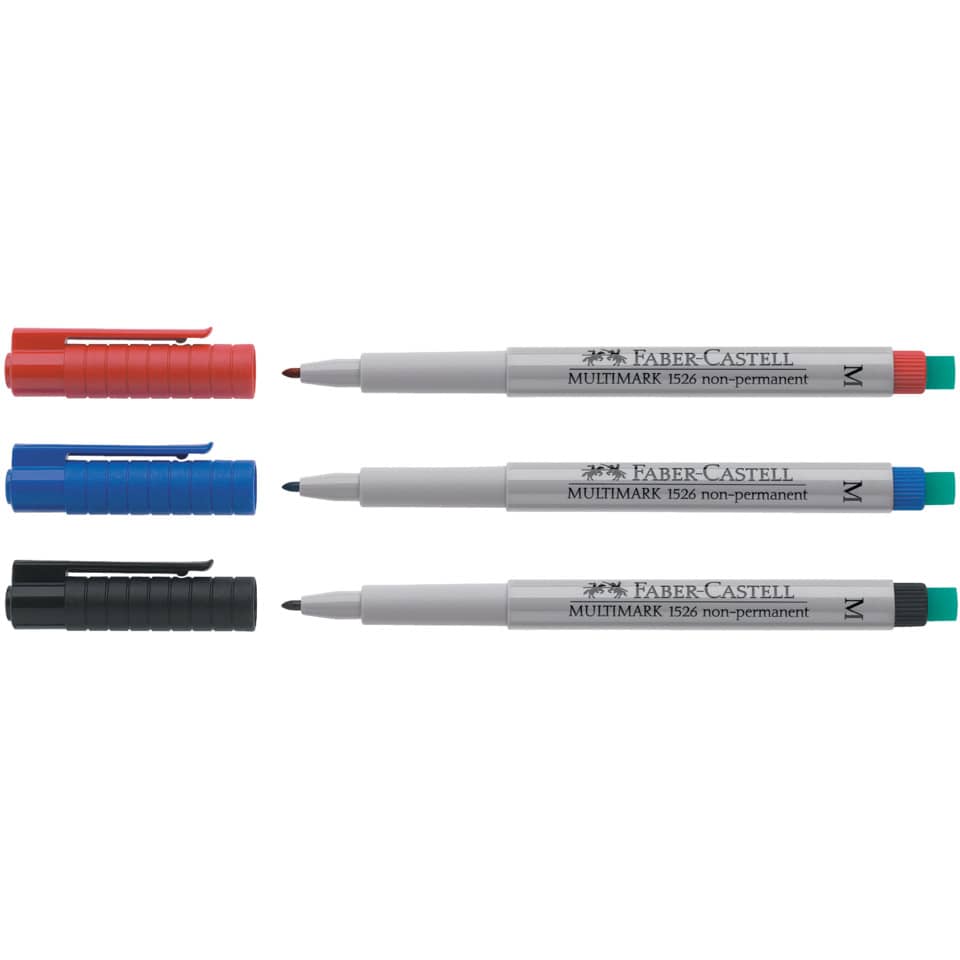 Overheadstift OHP-PLUS rot   M NonP FABER CASTELL 152621 FABER CASTELL 152621 M  NonP