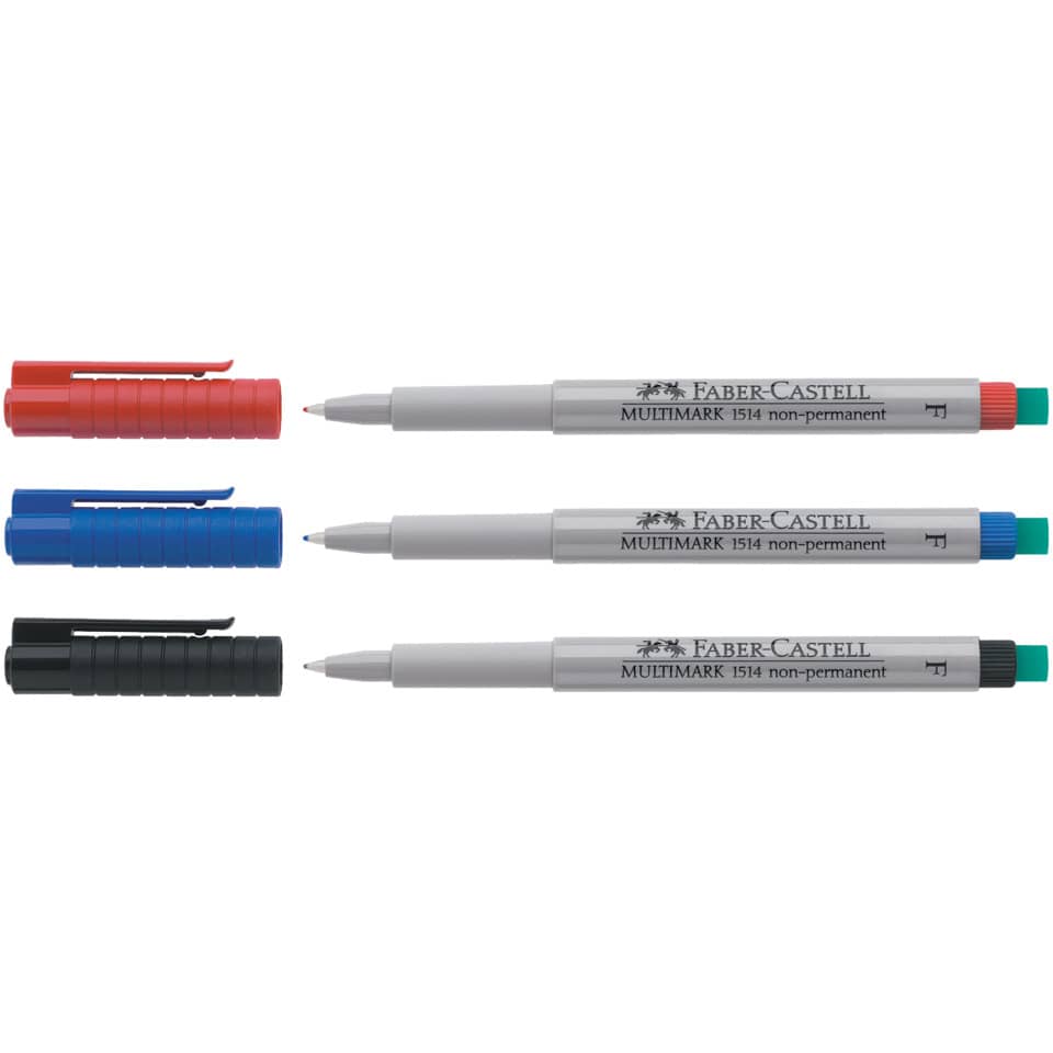 Overheadstift OHP-PLUS schwarz   F NonP FABER CASTELL 151499 FABER CASTELL 151499 F NonP