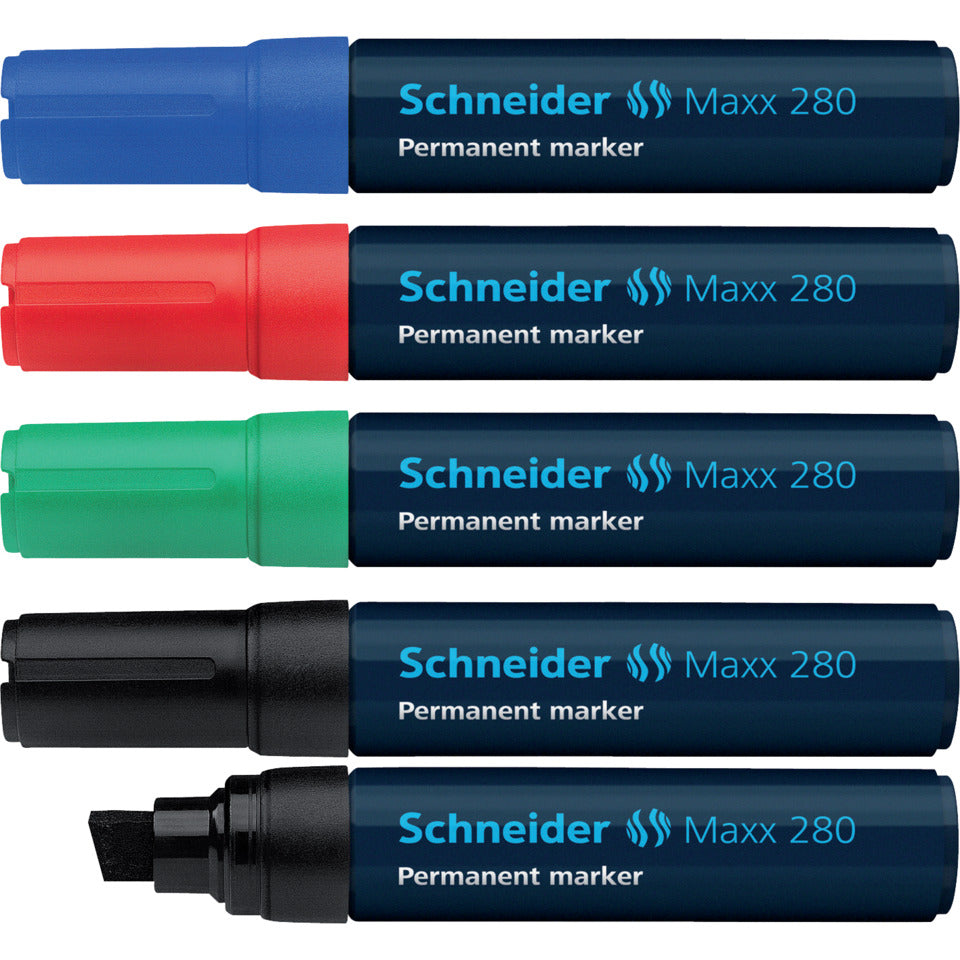 Permanentmarker Maxx 280, nachfüllbar, 4+12 mm, schwarz SCHNEIDER SN128001