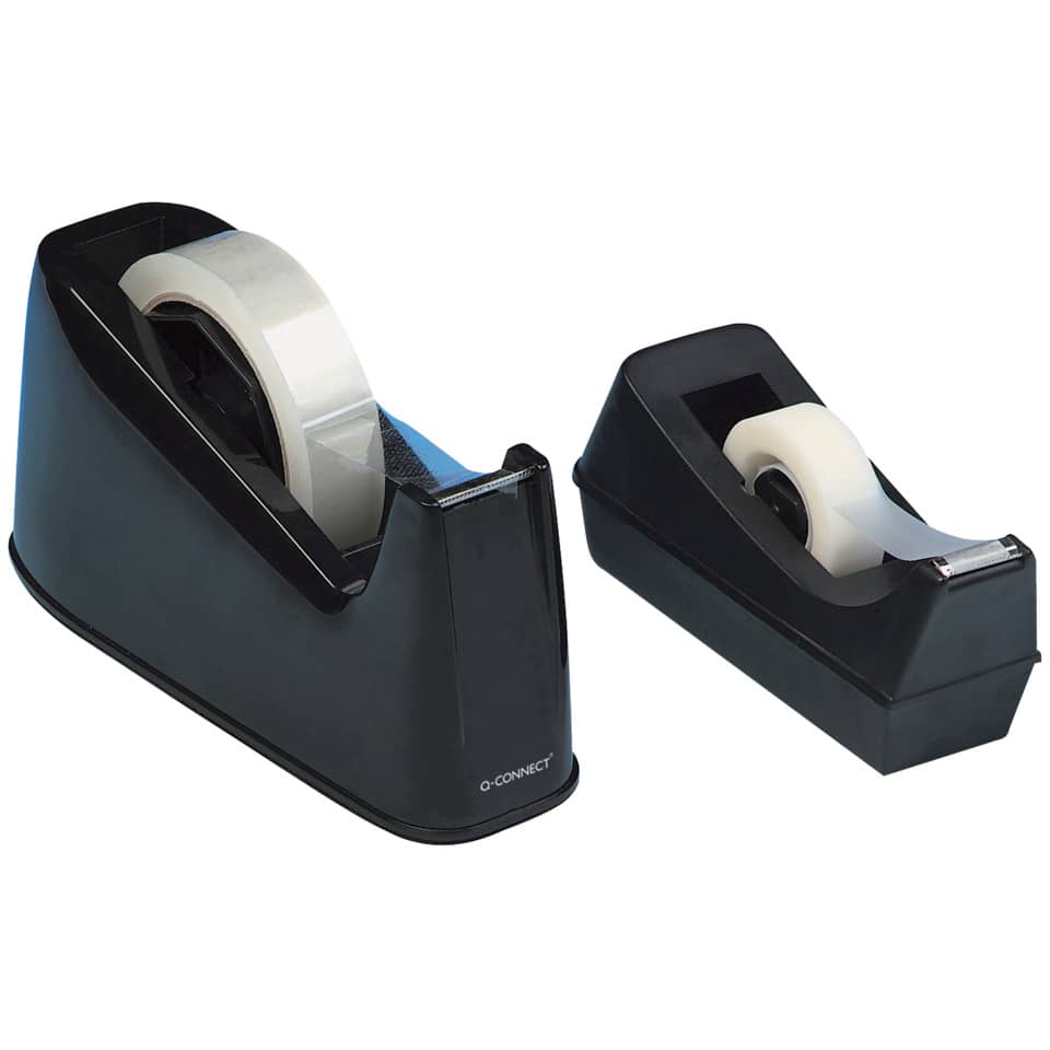 Tischabroller, 19mmx33m, schwarz Q-CONNECT KF01294