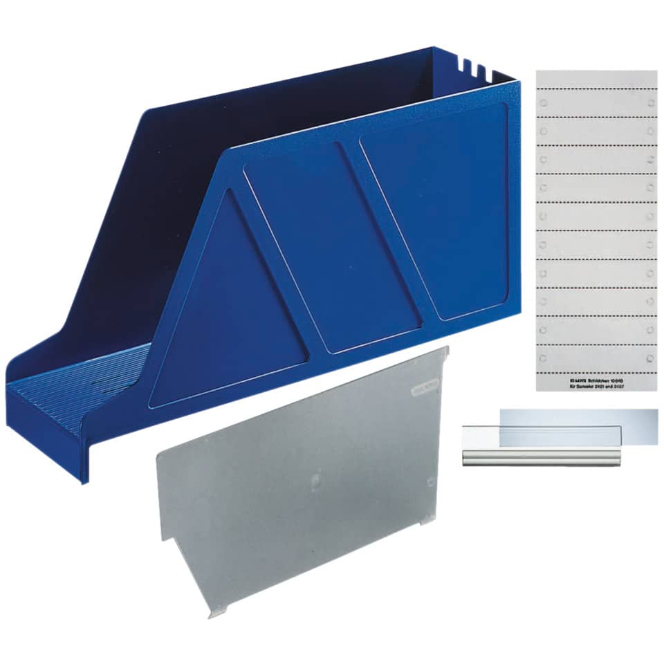 Stehsammler Standard, A4, Polystyrol, blau LEITZ 2427-00-35