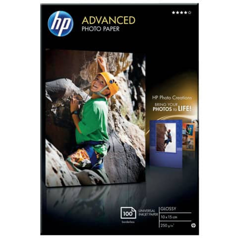 Advanced Fotopapier Inkjet - 10x15cm, glänzend, 250 g/qm, 100 Blatt
