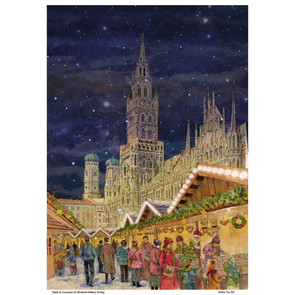 Adventskalender München, A3 hoch  321 321 A3 Hochformat