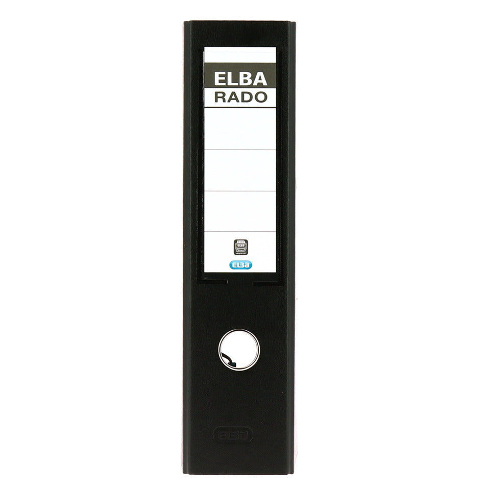 Ordner rado plast, A4, 80mm, schwarz ELBA 100022631 ELBA 100022631 10497SW