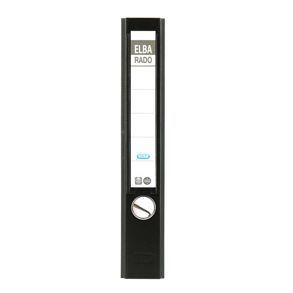 Ordner rado brilliant, A4, 50mm, schwarz ELBA 100022610 ELBA 100022610 10414SW