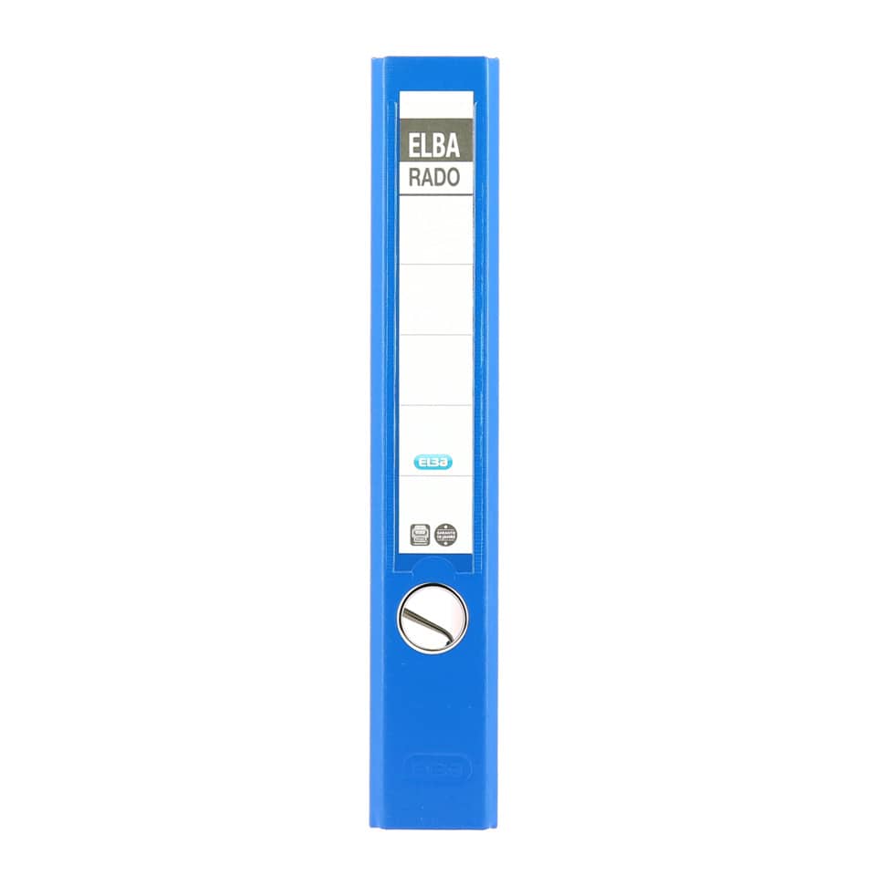 Ordner rado brilliant, A4, 50mm, blau ELBA 100022605 ELBA 100022605 10414BL