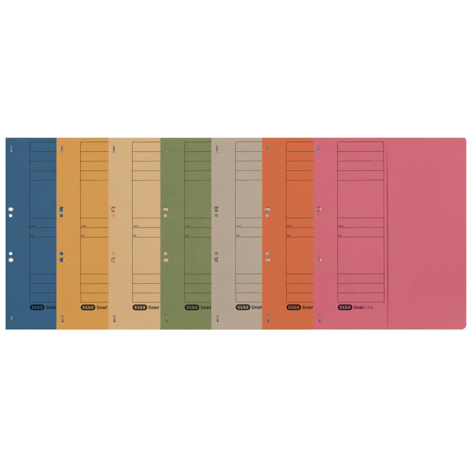 Ösenhefter, A4, 250 g/m², halber Deckel, kfm-/Amtsheftung, Manilakarton, blau ELBA 100560000