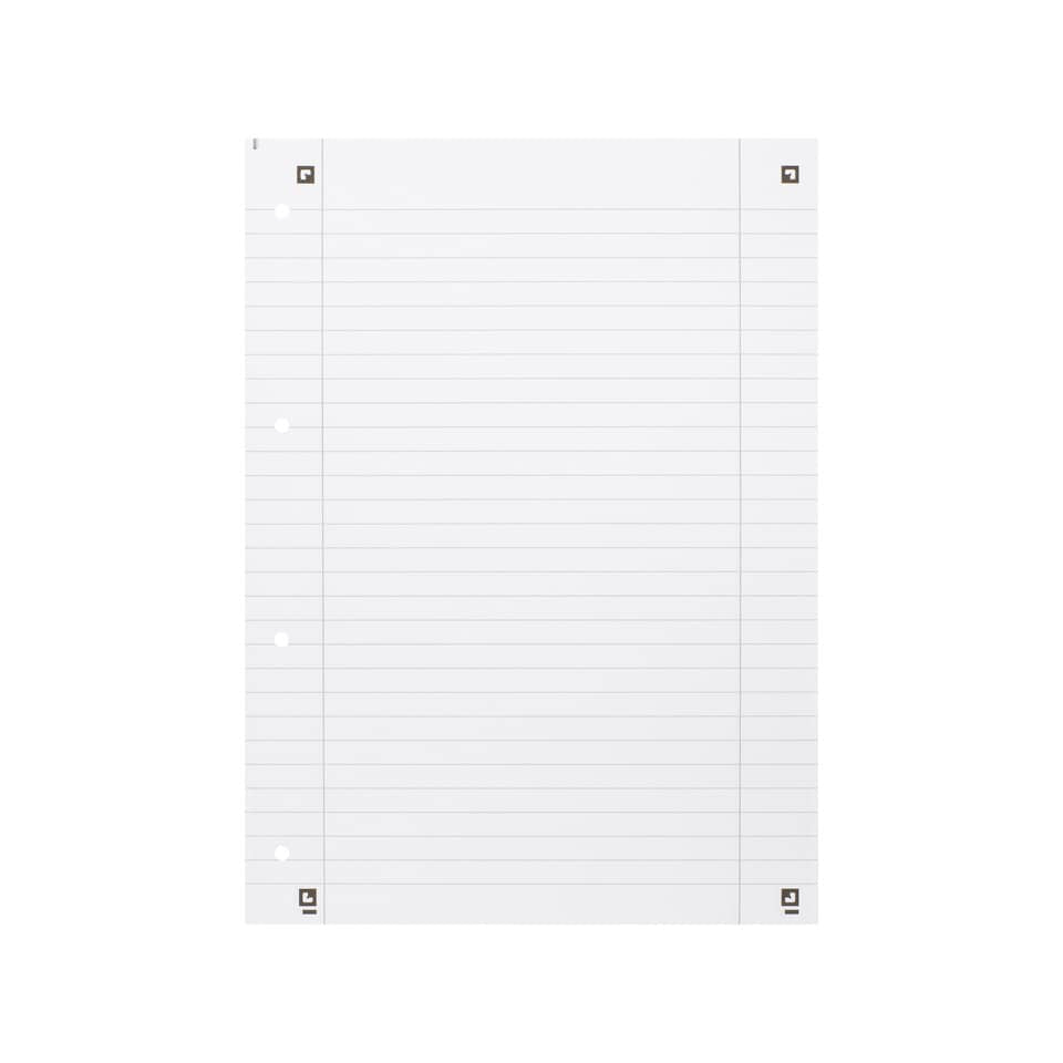 Collegeblock Linkshänder, A4+, 80 Blatt, Lin.37, liniert, hellblau OXFORD 100050404 OXFORD 100050404 Linksh.
