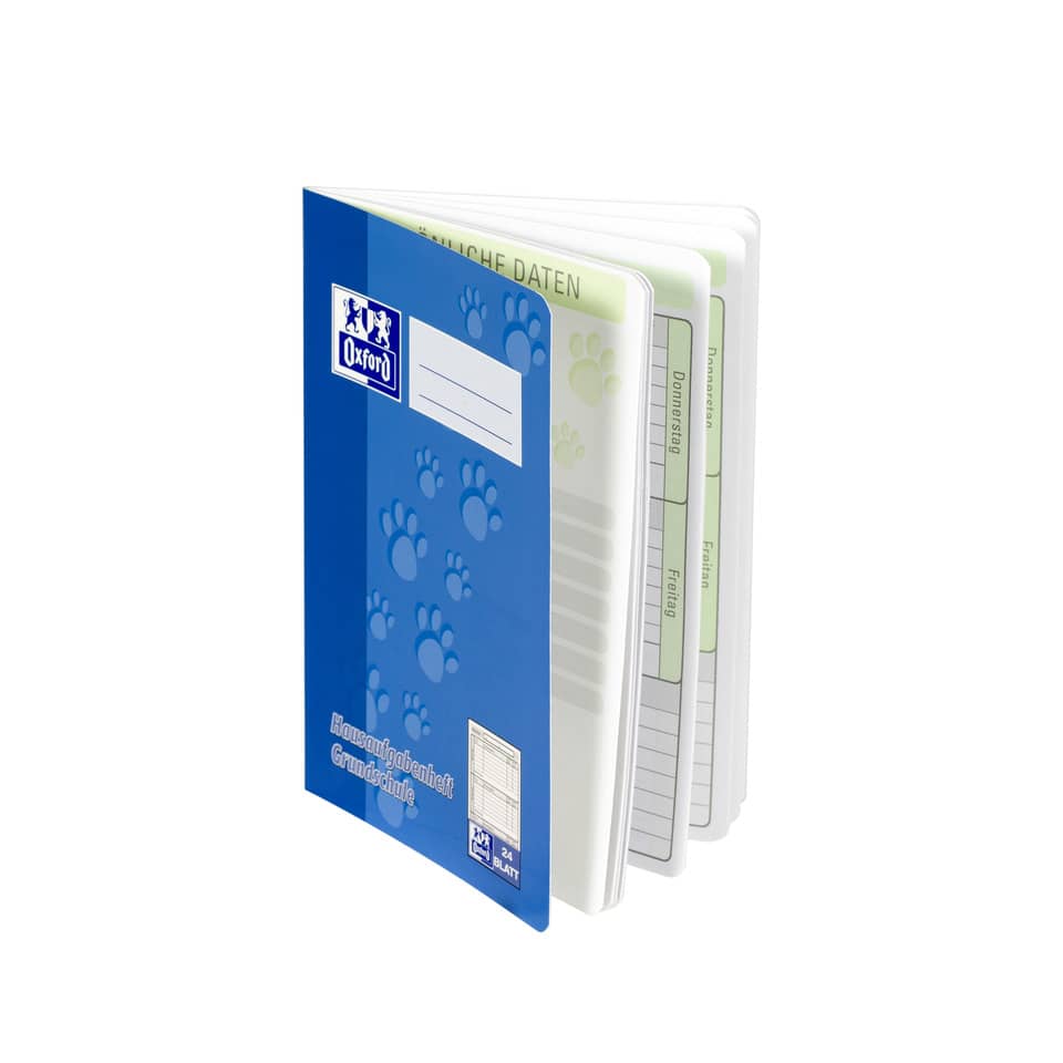 Hausaufgabenheft Grundschule, A5, 24 Blatt OXFORD 100057952