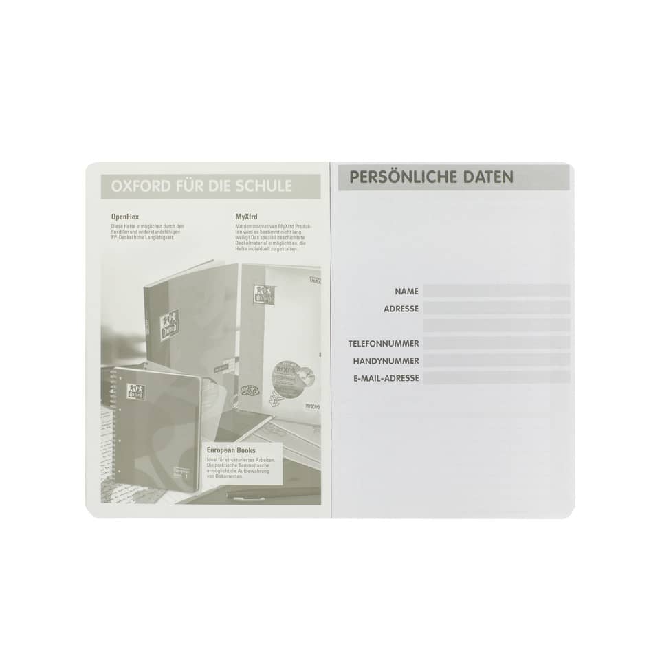 Aufgabenheft, A5, 90g/m², 48 Blatt OXFORD 100057951