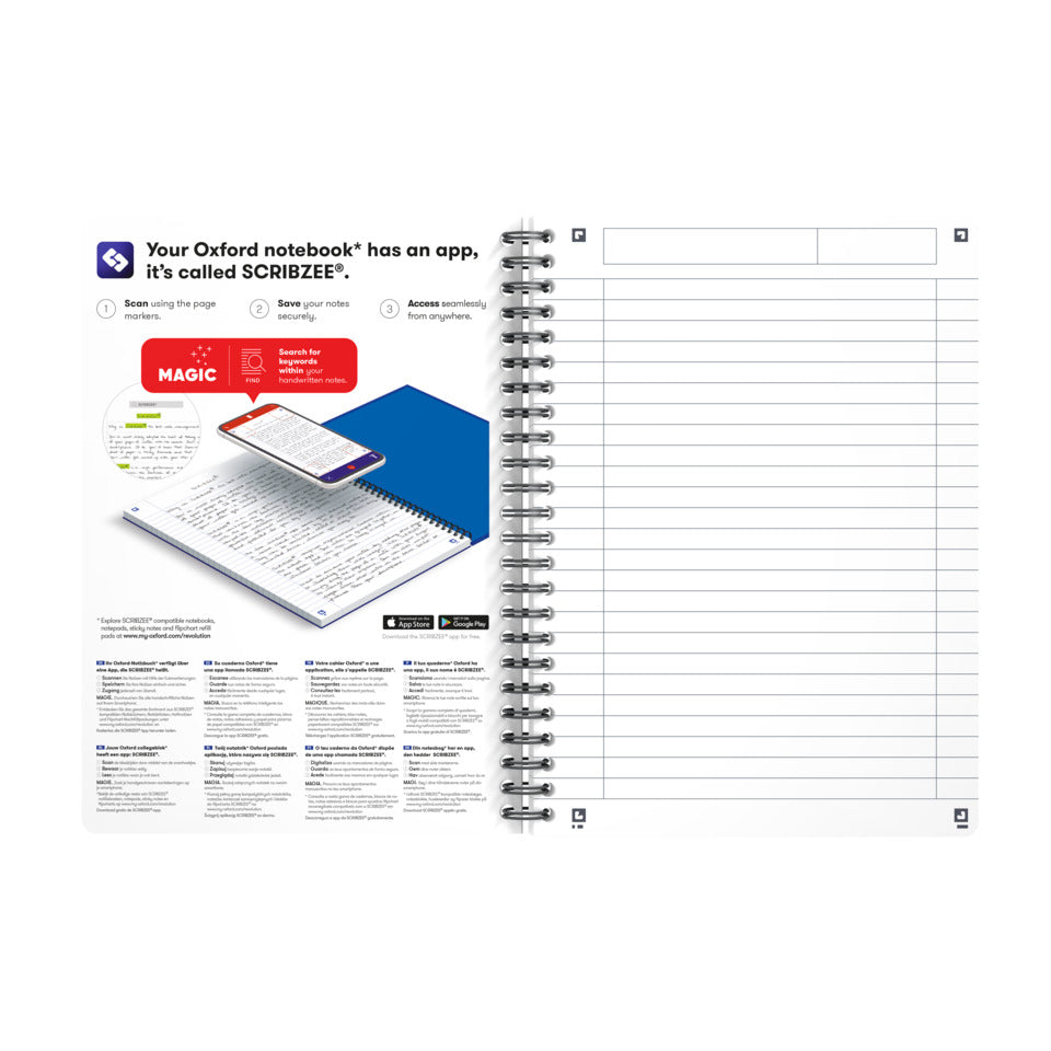 Collegeblock, A5, 90 Blatt, liniert, sortiert OXFORD 100103741 OXFORD 100103741 Office