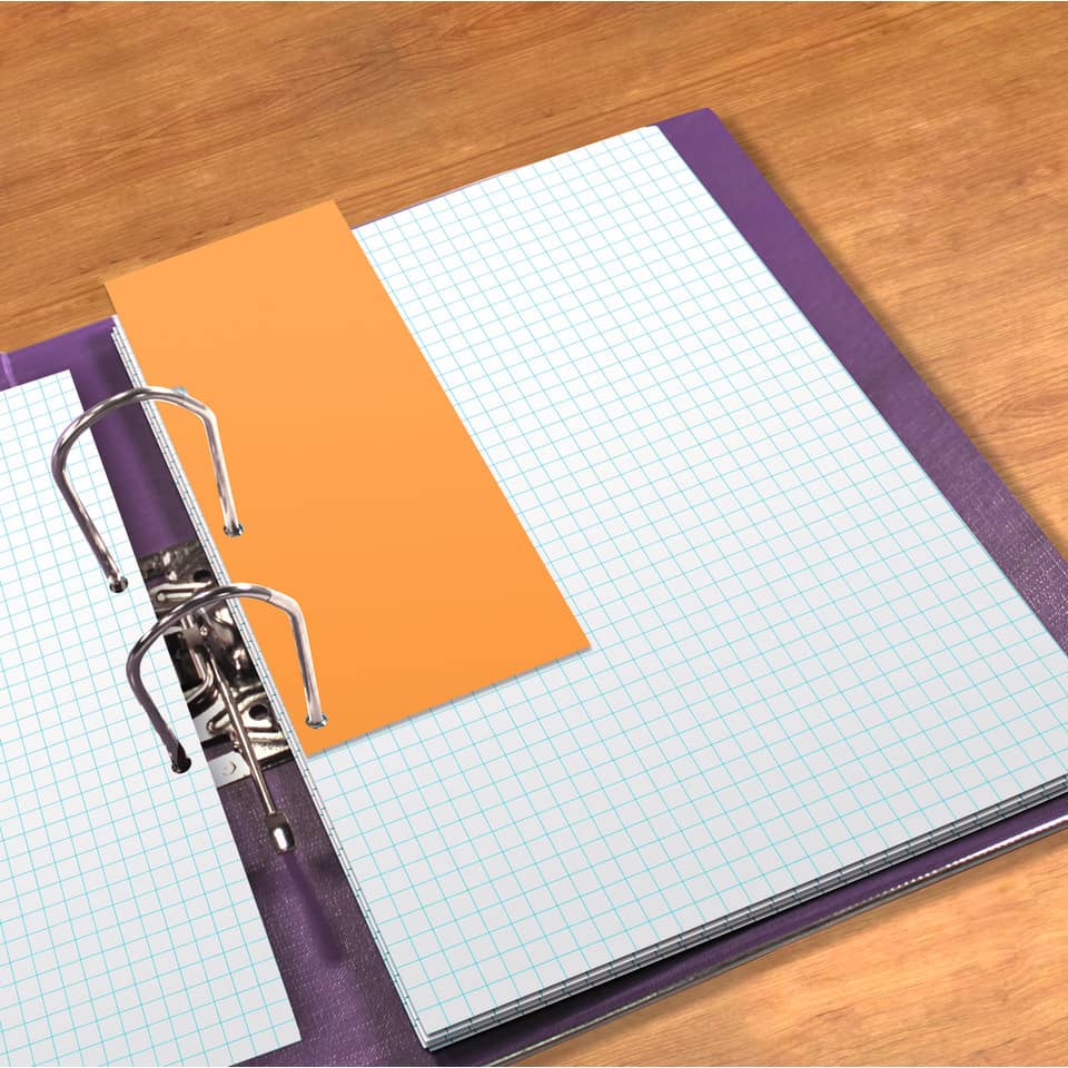 Trennblatt Duo, 160g/m², 60 Stück, orange OXFORD 400014013 OXFORD 400014013 160g