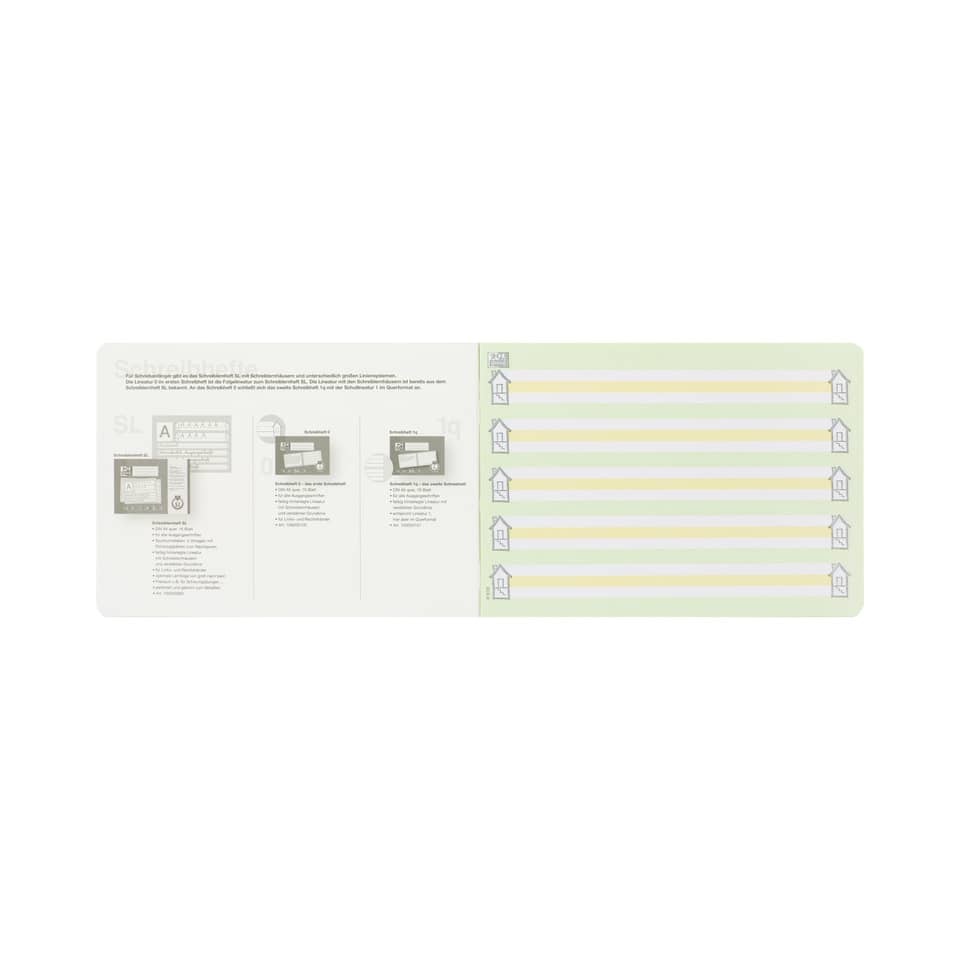 Schreibheft, A5 quer, 16 Blatt, Lin.0 OXFORD 100050105 OXFORD 100050105 m.farb.MR