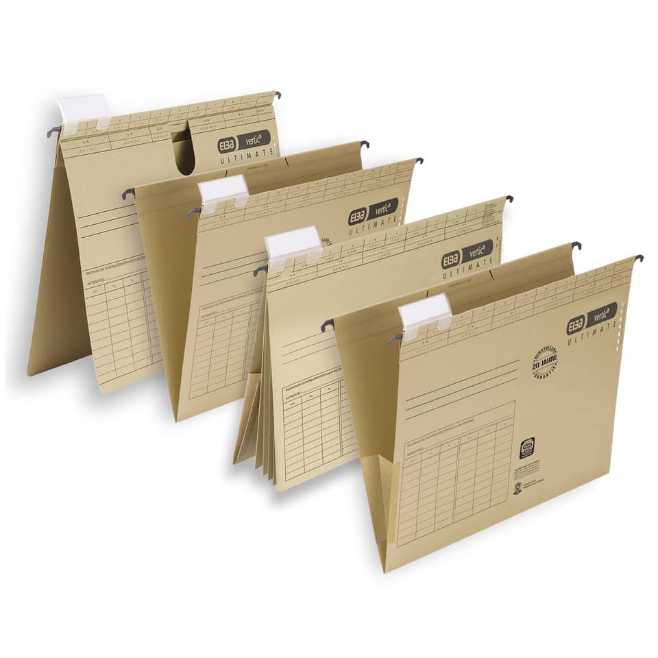 Hängehefter vertic Ultimate, A4, 230g/m², kaufmännische Heftung, braun ELBA 100081039 ELBA 100081039 85441 kfm.Heftung