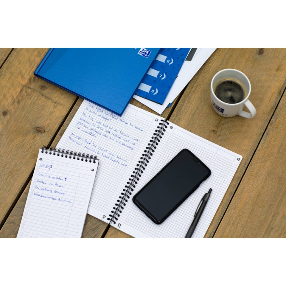 Buch Office Essentials, A4, 96 Blatt, kariert, sortiert OXFORD 100100570 OXFORD 100100570 Office