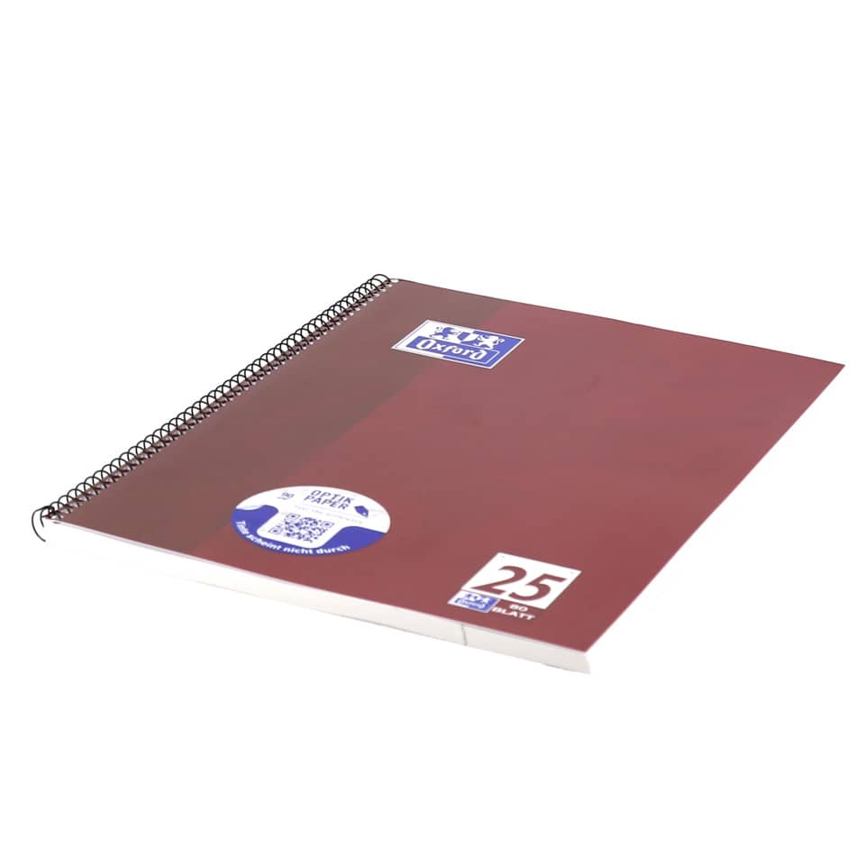 Collegeblock, A4+, 80 Blatt, Lin.25, liniert, pflaume OXFORD 100050355 OXFORD 100050355 OptikPaper
