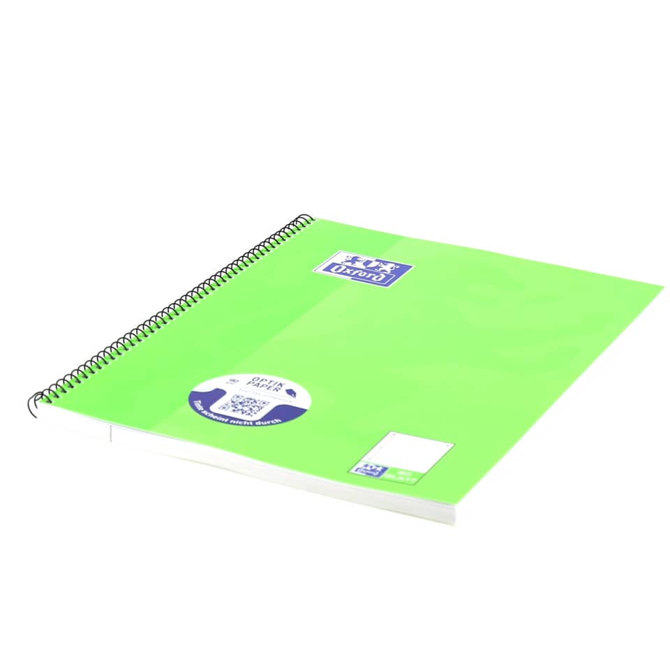 Collegeblock, A4+, 80 Blatt, Lin.21, liniert, grün OXFORD 100050357 OXFORD 100050357 OptikPaper