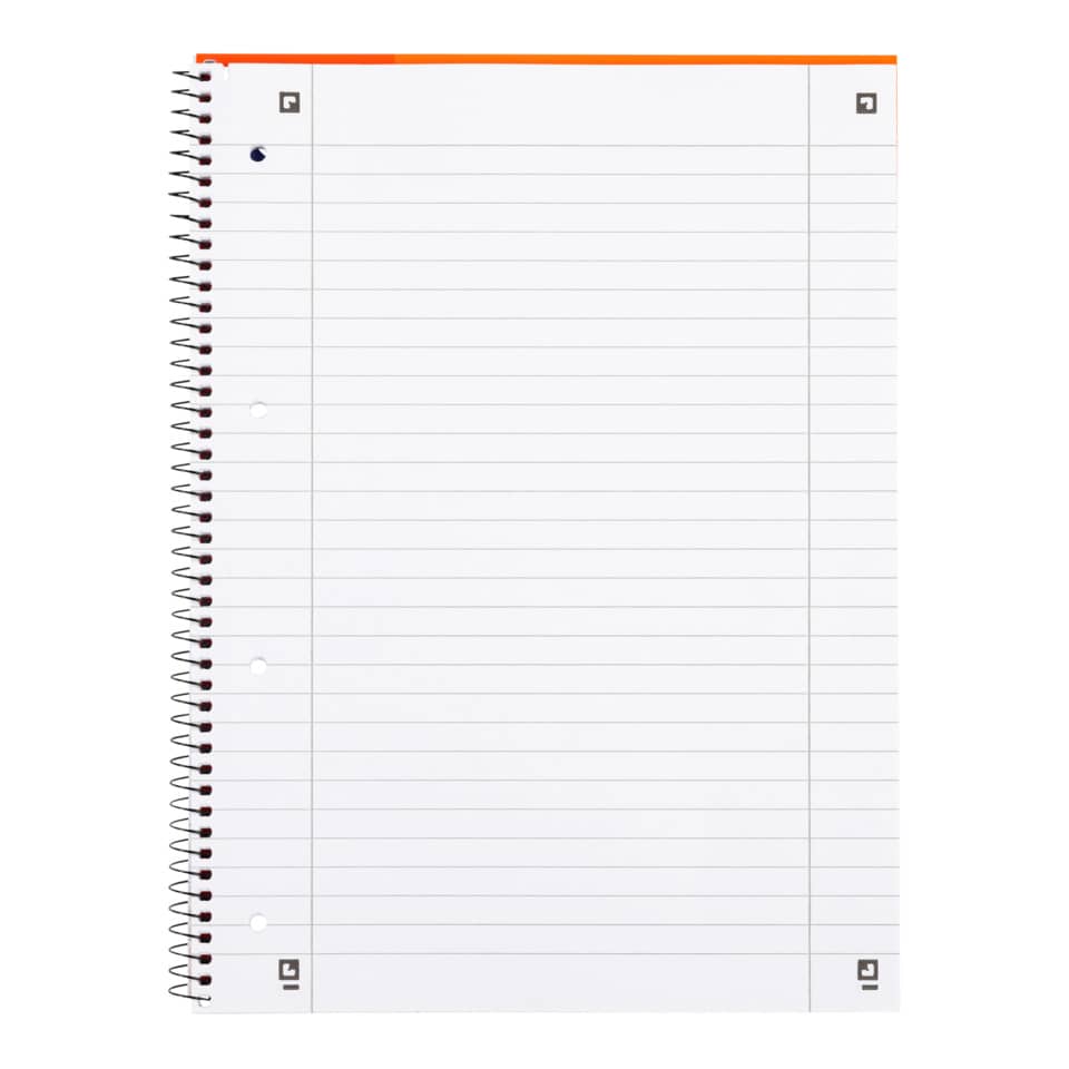Collegeblock, A4+, 80 Blatt, Lin.27, liniert, orange OXFORD 100050360 OXFORD 100050360 OptikPaper