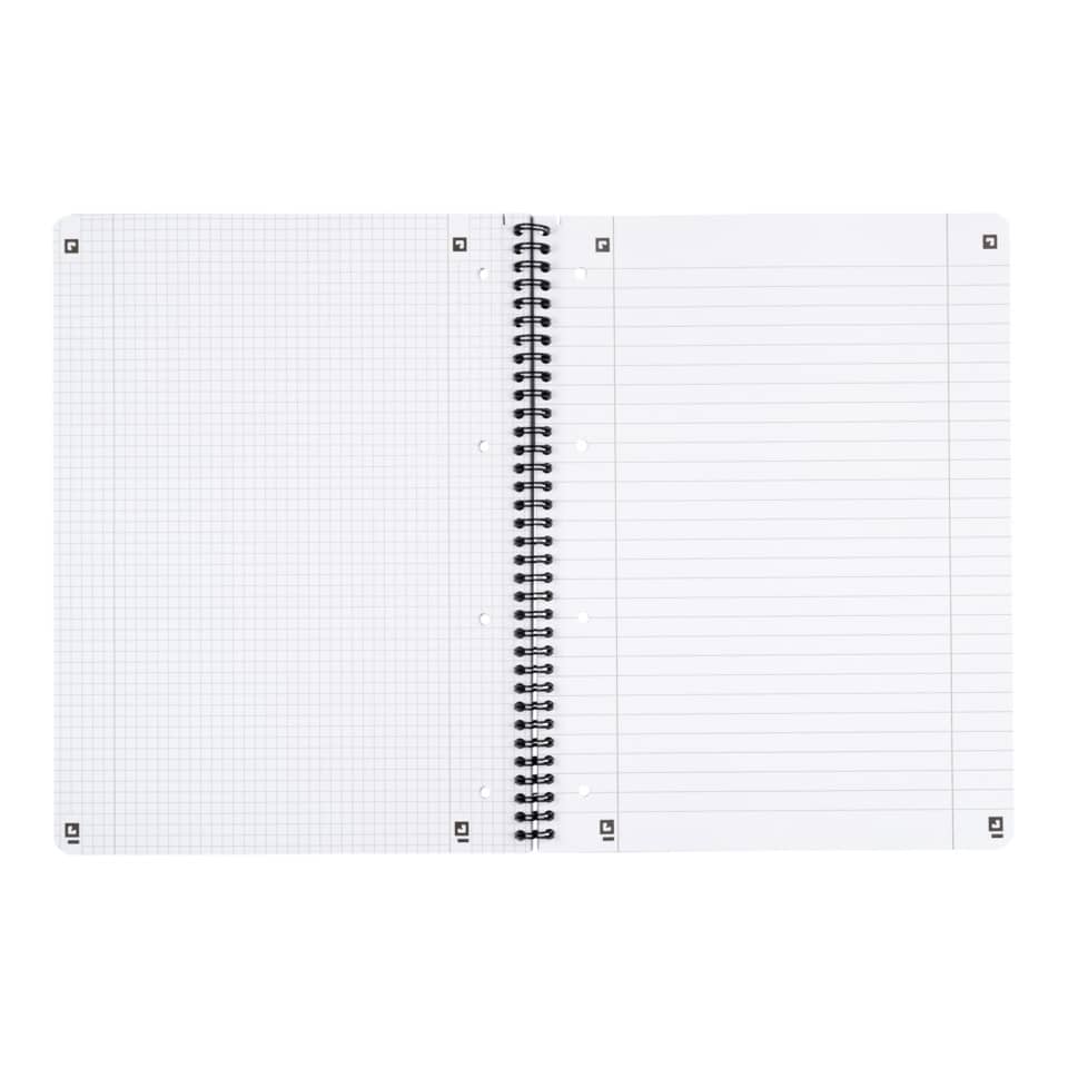 Collegeblock Klassik Duo, A4+, 80 Blatt, Lin.27/28, liniert/kariert OXFORD 400101421