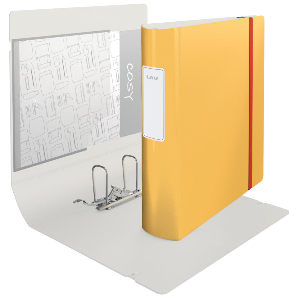 Qualitäts-Ordner Active Style, A4, 82mm, PP, gelb LEITZ 1038-00-19 LEITZ 1038-00-19 180°