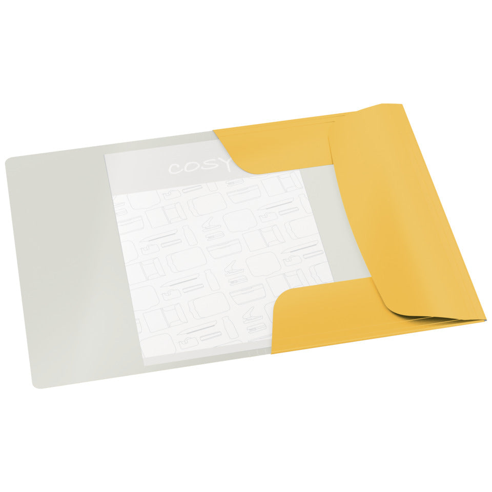 Eckspannermappe Cosy, A4, Karton, gelb LEITZ 3002-00-19 LEITZ 3002-00-19 Karton
