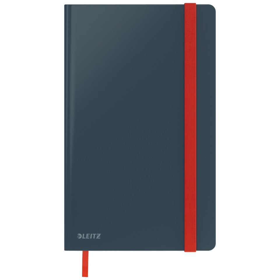Notizbuch Cosy, fester Einband, A5, kariert, grau LEITZ 4454-00-89